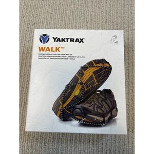 Yaktrax Walk Footwear Traction For Snow And Ice One Pair Black Size Small